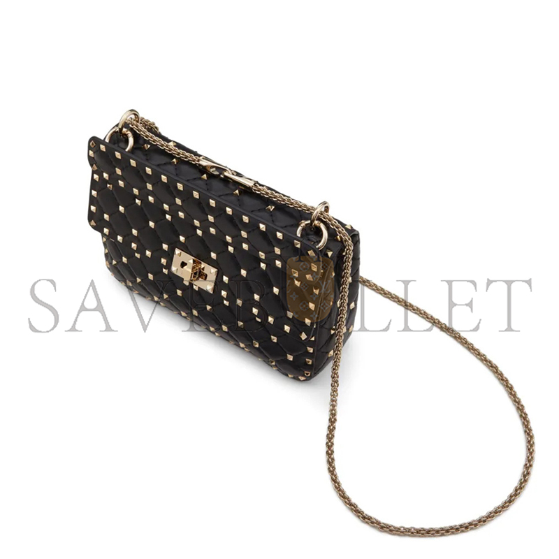 VALENTINO GARAVANI ROCKSTUD SPIKE MEDIUM SHOULDER BAG (23*16*10cm) 